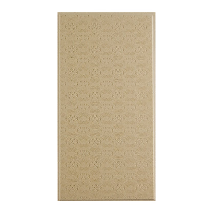 beige silicone Long Mega Texture Tile - Bonsai