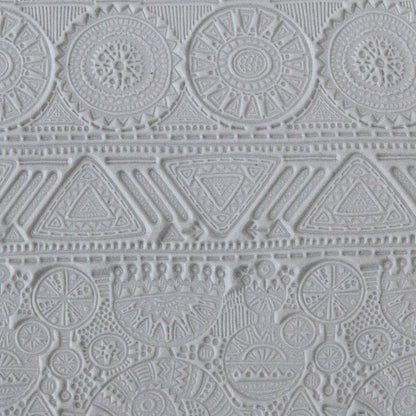 polymer clay sample of Long Mega Texture Tile - Czech Carpet