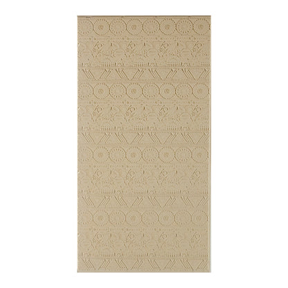 beige silicone Long Mega Texture Tile - Czech Carpet