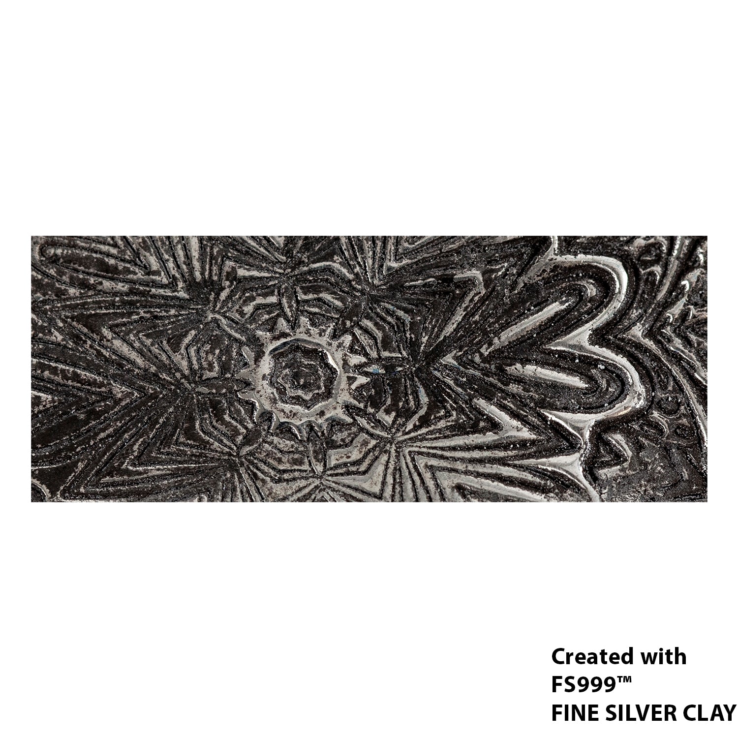 silver sample of  Long Mega Texture Tile - Psychedelic Conspiracy