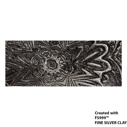silver sample of  Long Mega Texture Tile - Psychedelic Conspiracy