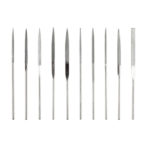 Small Metal File Jeweltool McGuinness Needle Files – 10-Piece Silver ...