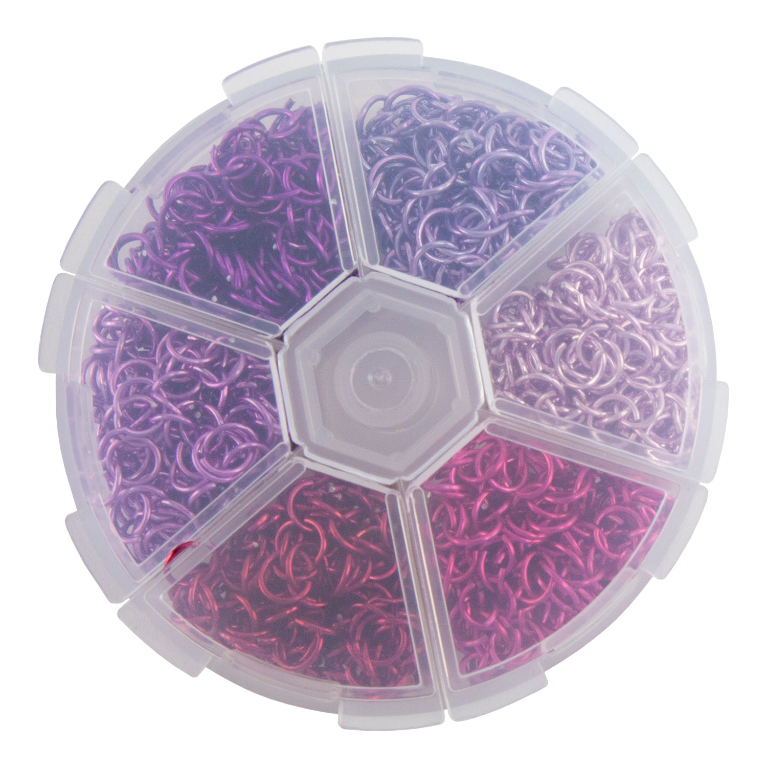 Colored Metal Open Jump Rings - Multi Color - Round 6mm 20 Gauge - Pkg/1080