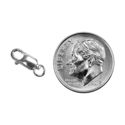 Sterling Silver Lobster Clasp - 10.3mm Pkg/1
