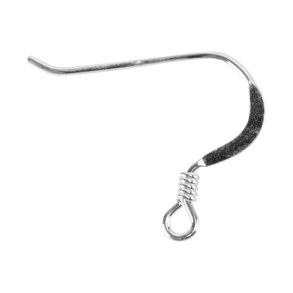 Sterling Silver Earwires - Coil - pk/10