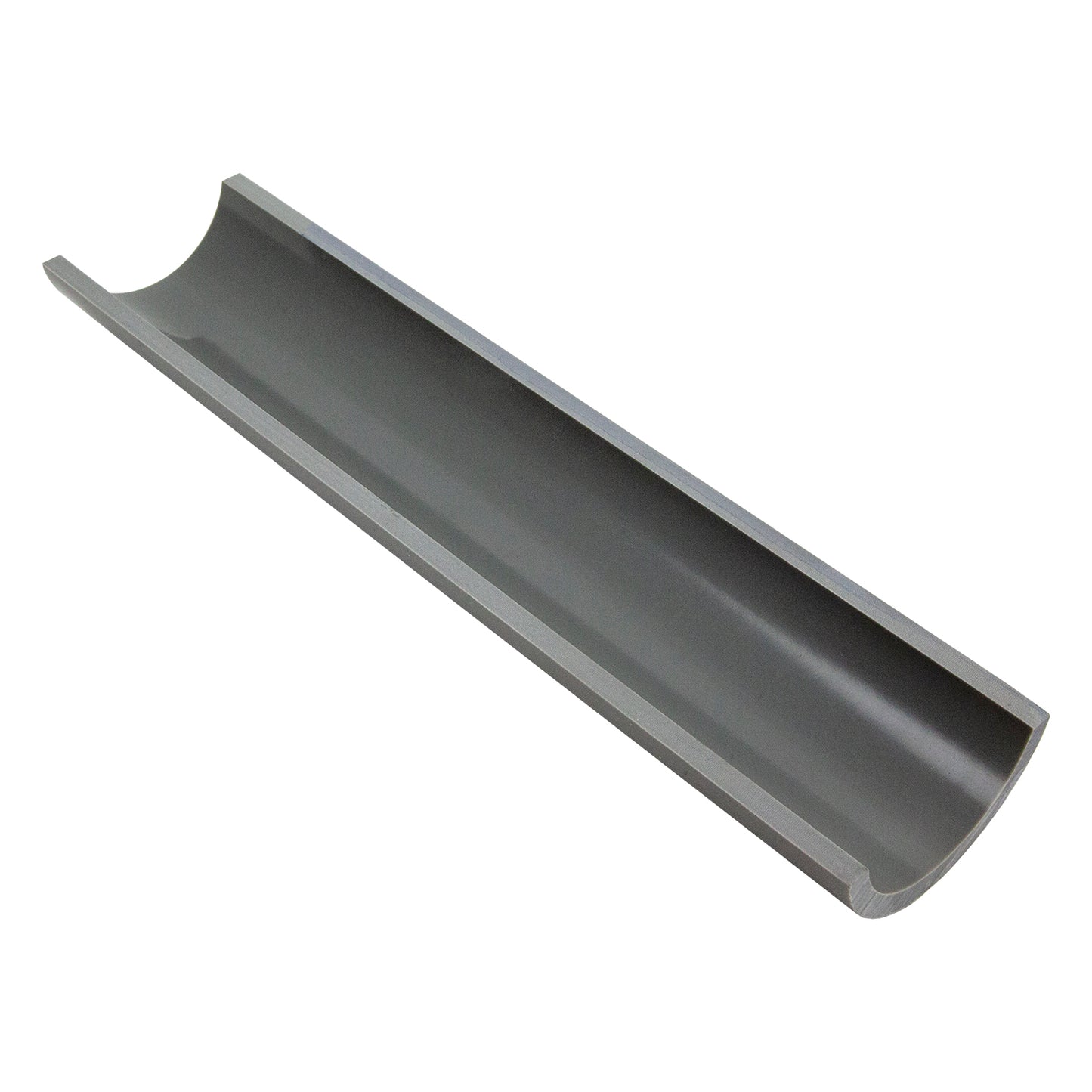 gray plastic Drying Form - Half Round - 7"