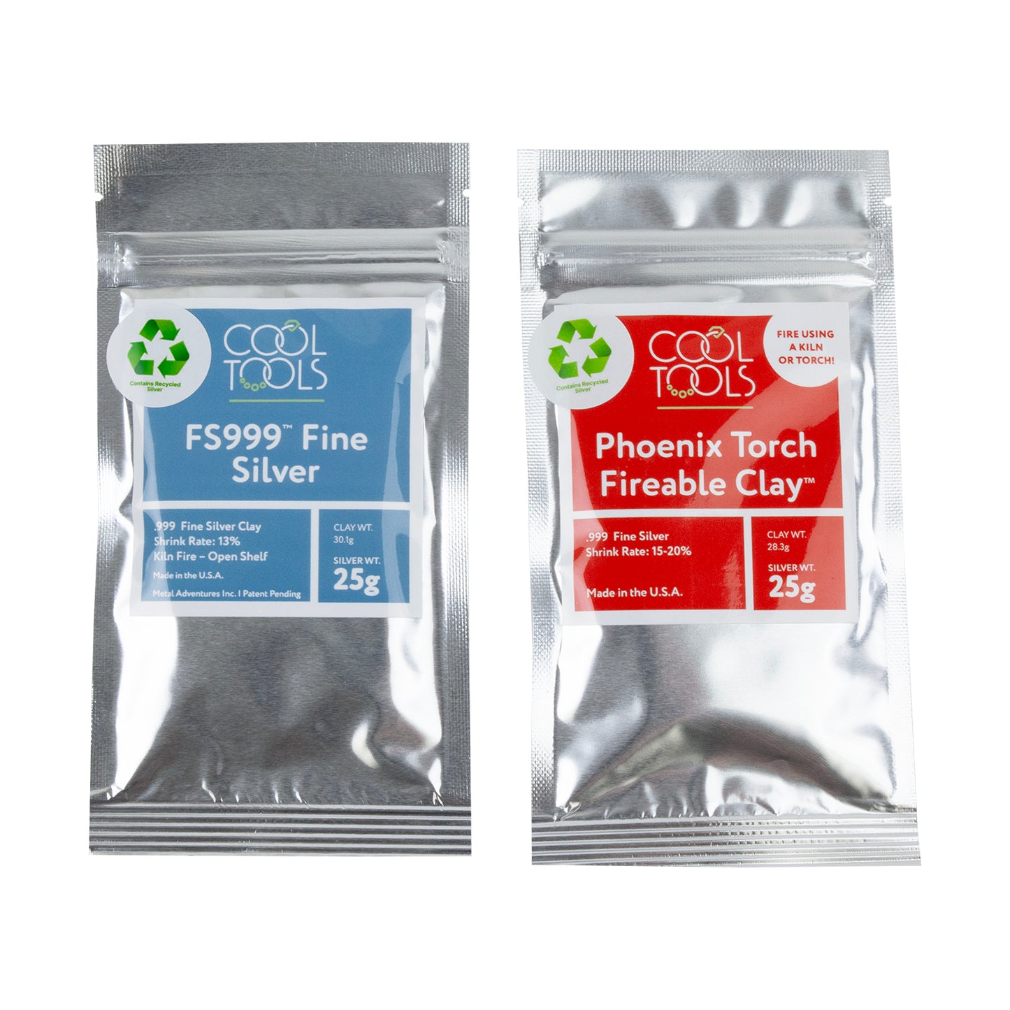 25g Cool Tools Fine Silver Clay Bundle