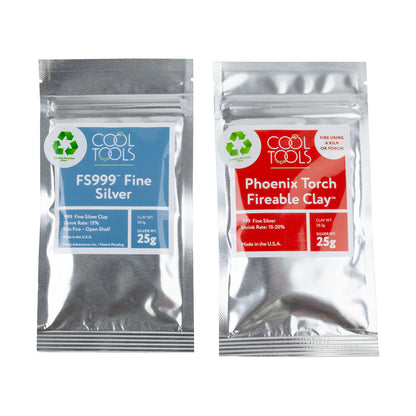 25g Cool Tools Fine Silver Clay Bundle