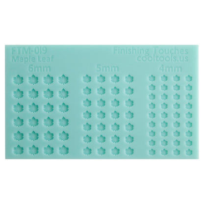 
Green silicone Finishing Touches Mold - Maple Leaf 
