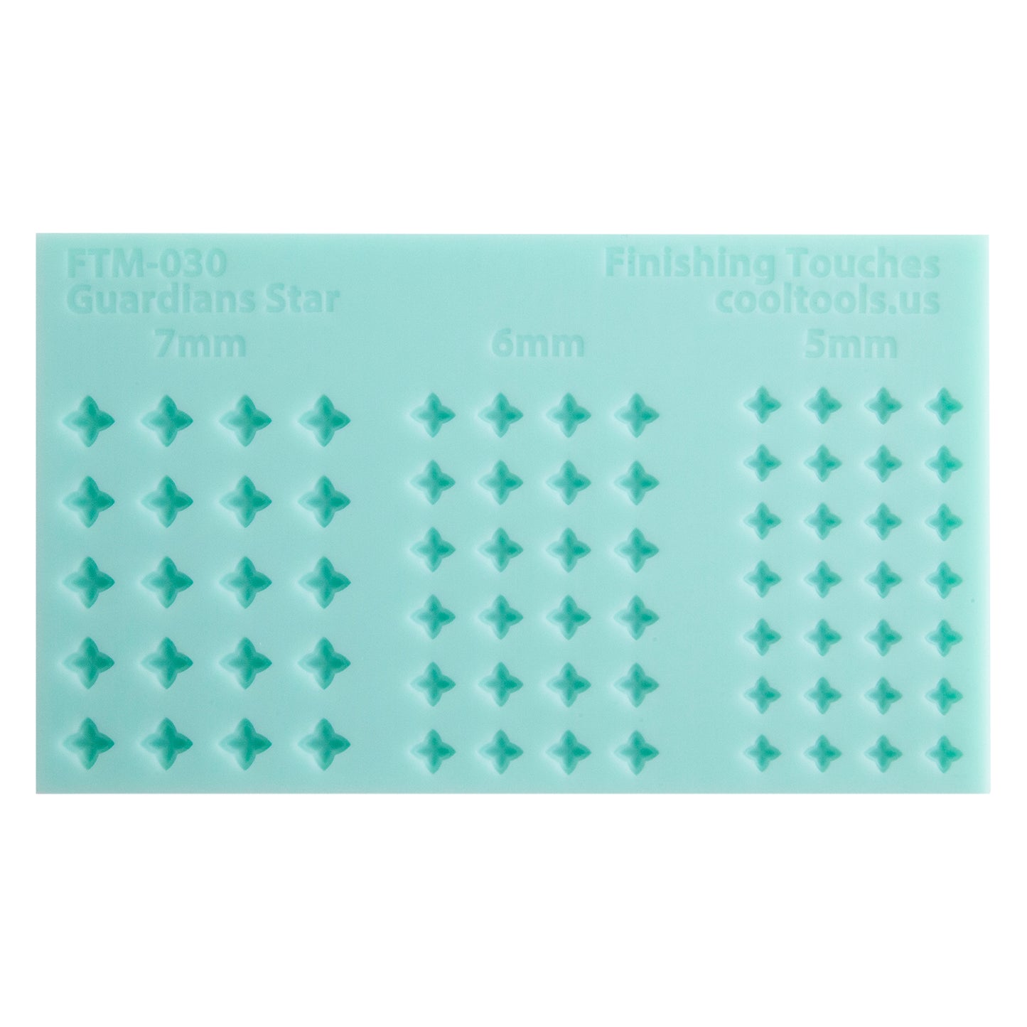 green silicone Finishing Touches Mold - Guardians Star 