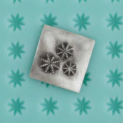 green silicone Finishing Touches Mold - Succulent - Moon Cactus with silver sample