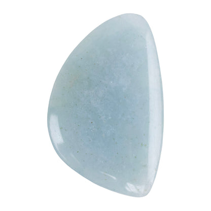 Aquamarine Gemstone  - Cabochon Freeform - 38mm X 24mm - Pkg/1