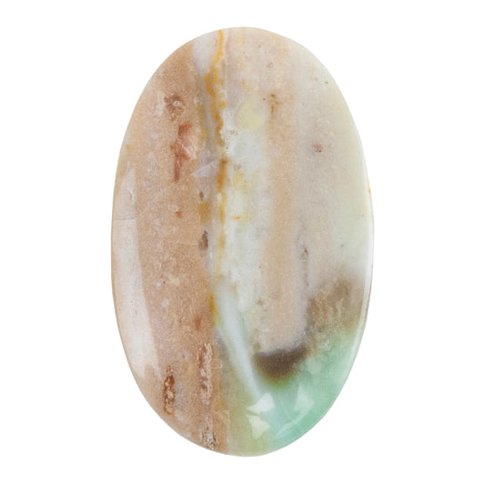 Silica Opalwood - Oval Cabochon 33mm x 22mm - Pkg/1