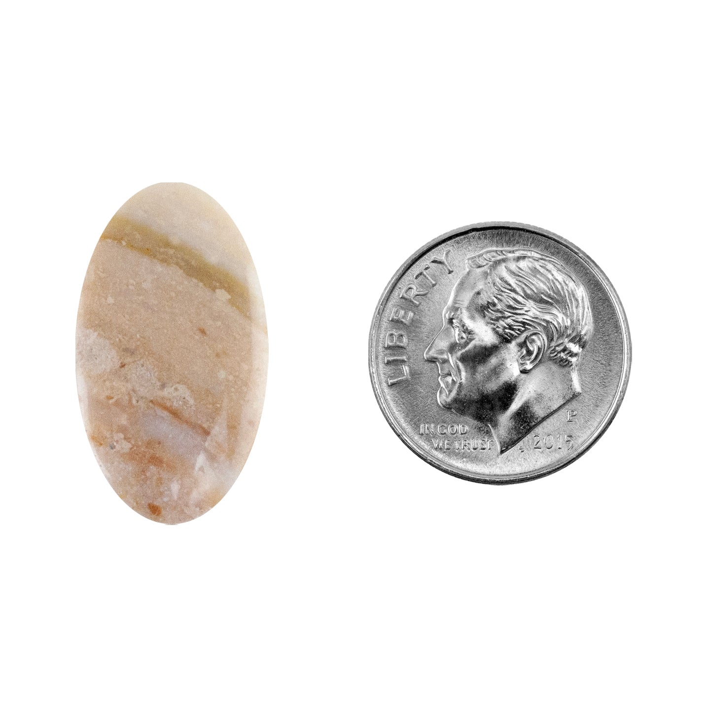 Silica Opalwood - Oval Cabochon 22mm x 12mm - Pkg/1