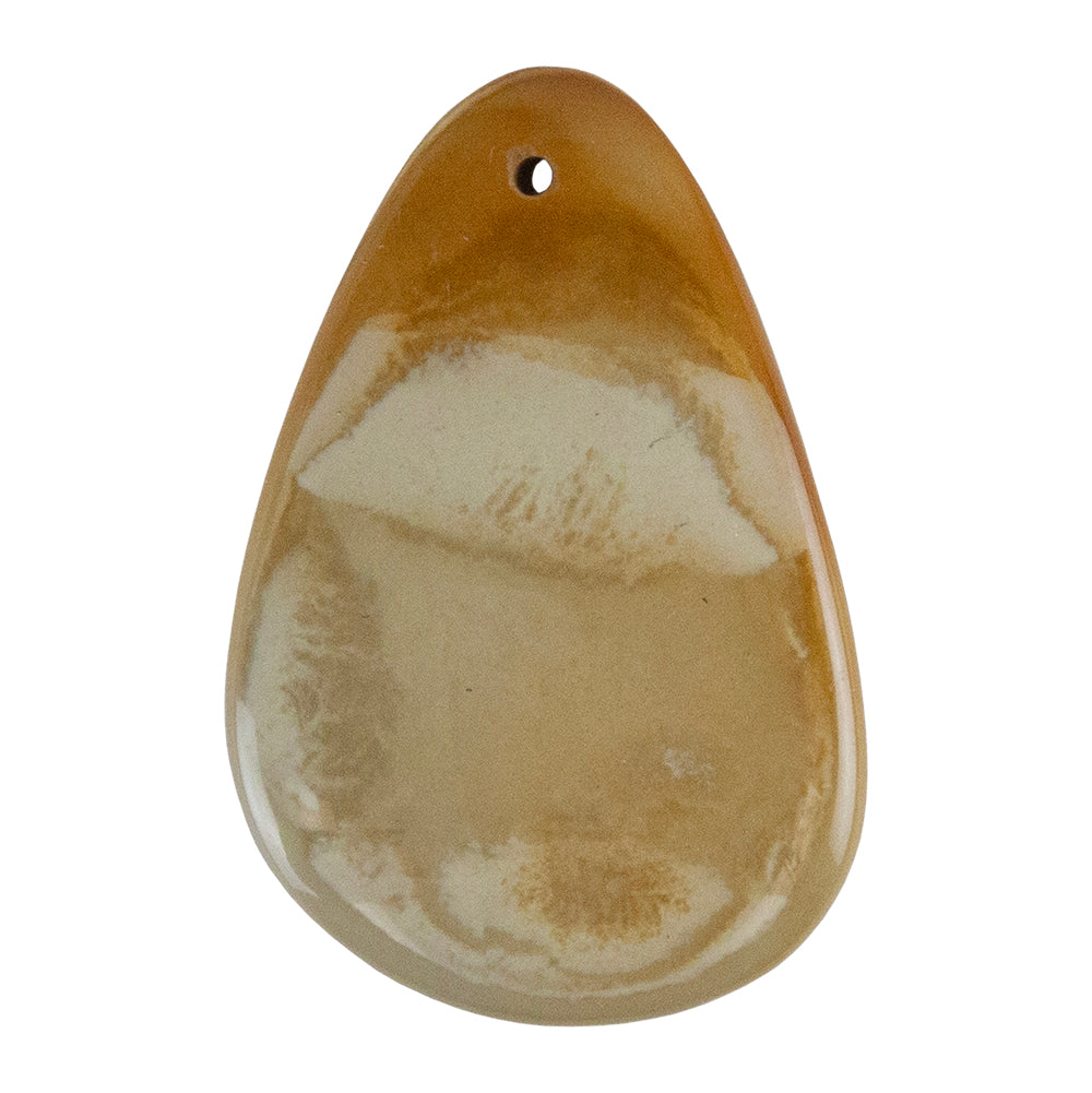 Cripple Creek Jasper Gemstone - Freeform Pendant 53mm x 35mm Pkg/1