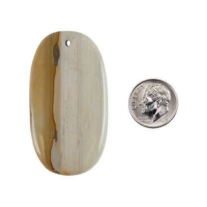 Cripple Creek Jasper Gemstone - Oval Pendant 55mm x 30mm Pkg/1 - Cool Tools