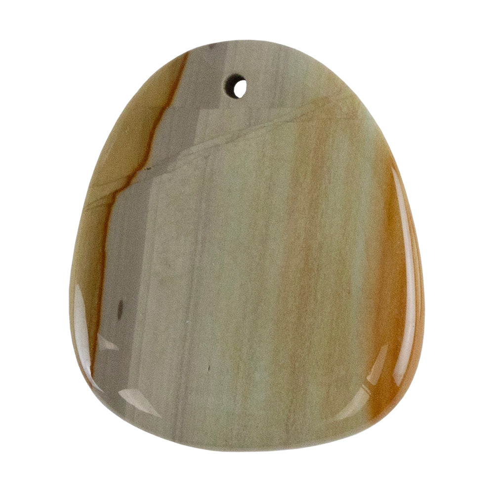 Cripple Creek Jasper Gemstone - Pear Pendant 49mm x 40mm Pkg/1