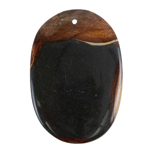 Wonderstone Jasper Gemstone - Oval Pendant 49mm x 33mm Pkg/1