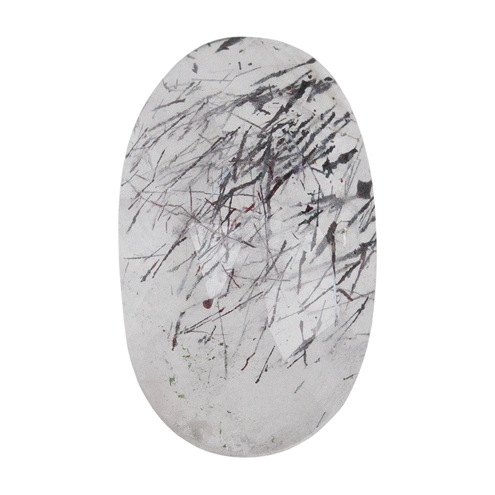 Lepidocrocite Quartz - Faceted Freeform Cabochon 15mm x 9mm - Pkg/1