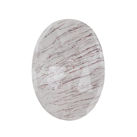 Lepidocrocite Quartz - Faceted Oval Cabochon 18mm x 13mm - Pkg/1