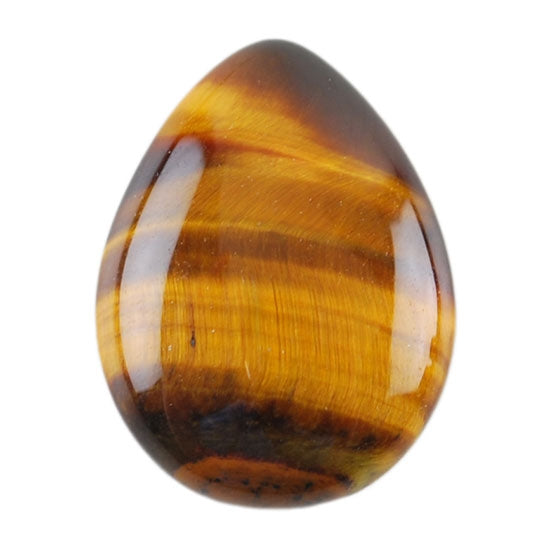 Yellow Tiger Eye Gemstone - Cabochon Pear