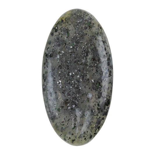 Midnight Quartzite Gemstone - Oval Cabochon 14mm x 28mm - Pkg/1