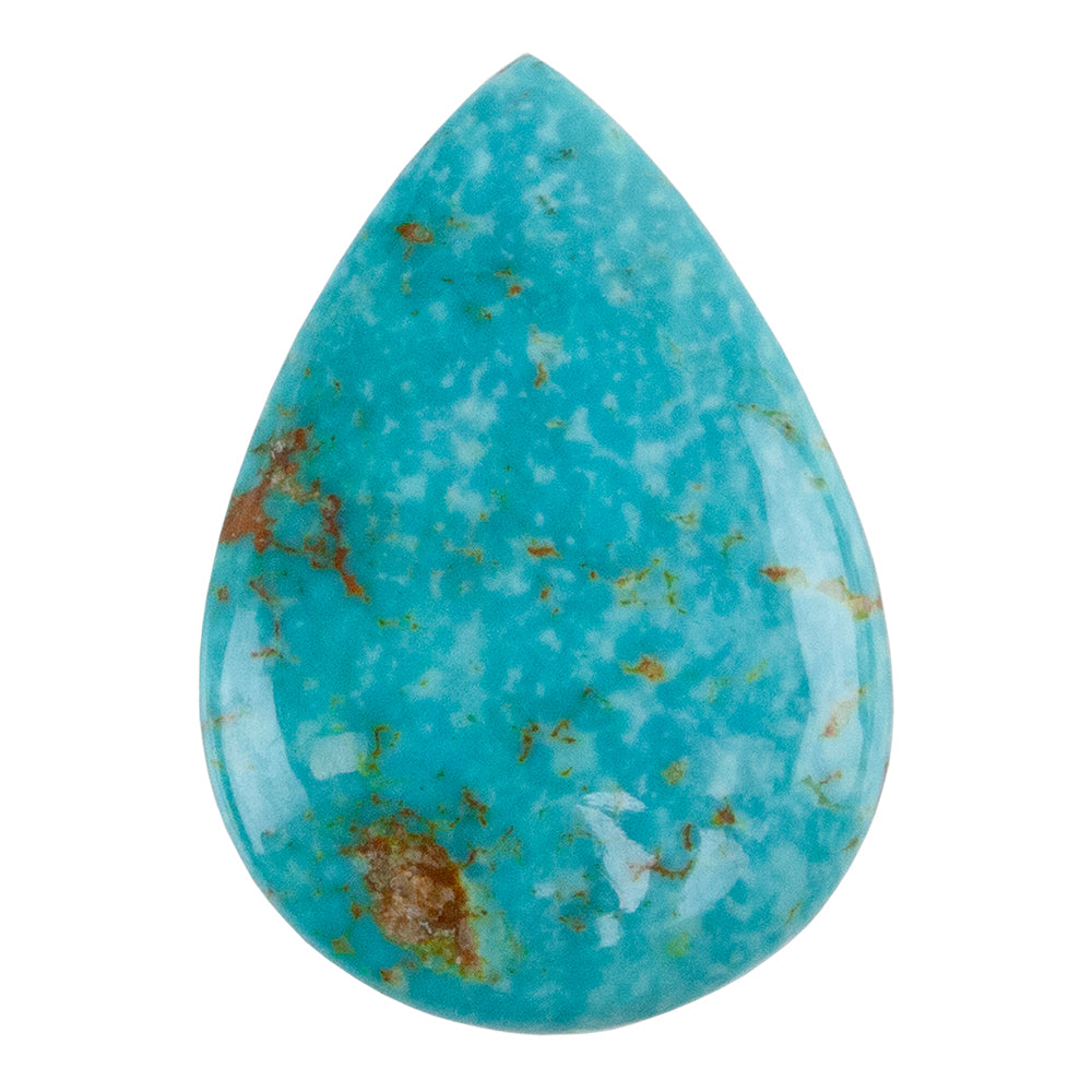 Turquoise Gemstone - Pear Cabochon 28mm x 40mm - Pkg/1