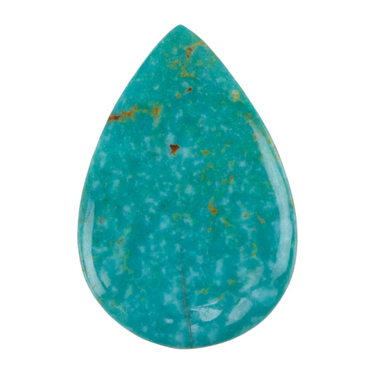 Turquoise Gemstone - Pear Cabochon 25mm x 37mm - Pkg/1