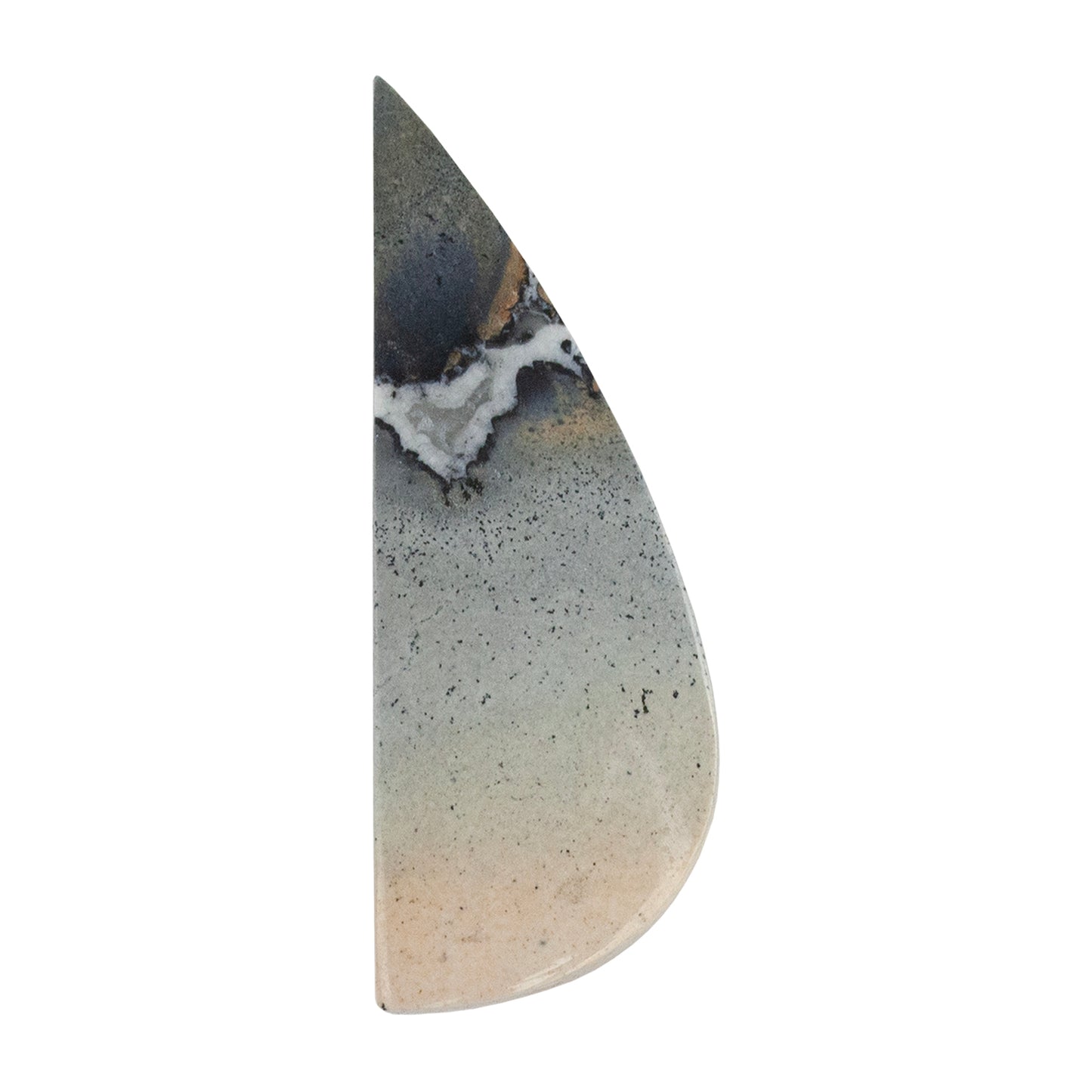 Maligano Jasper Gemstone - Freeform Pendant 33mm x 12mm Pkg/1