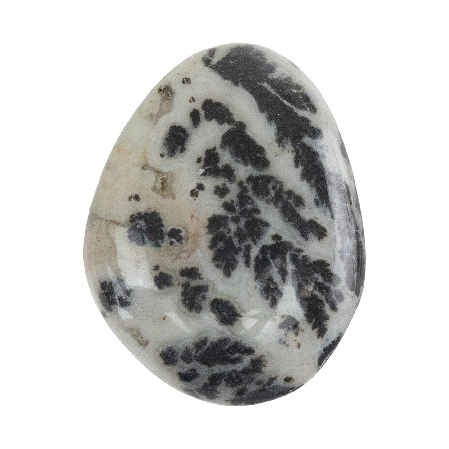 Dendritic Agate Gemstone - Freeform Cabochon 27mm x 21mm - Pkg/1