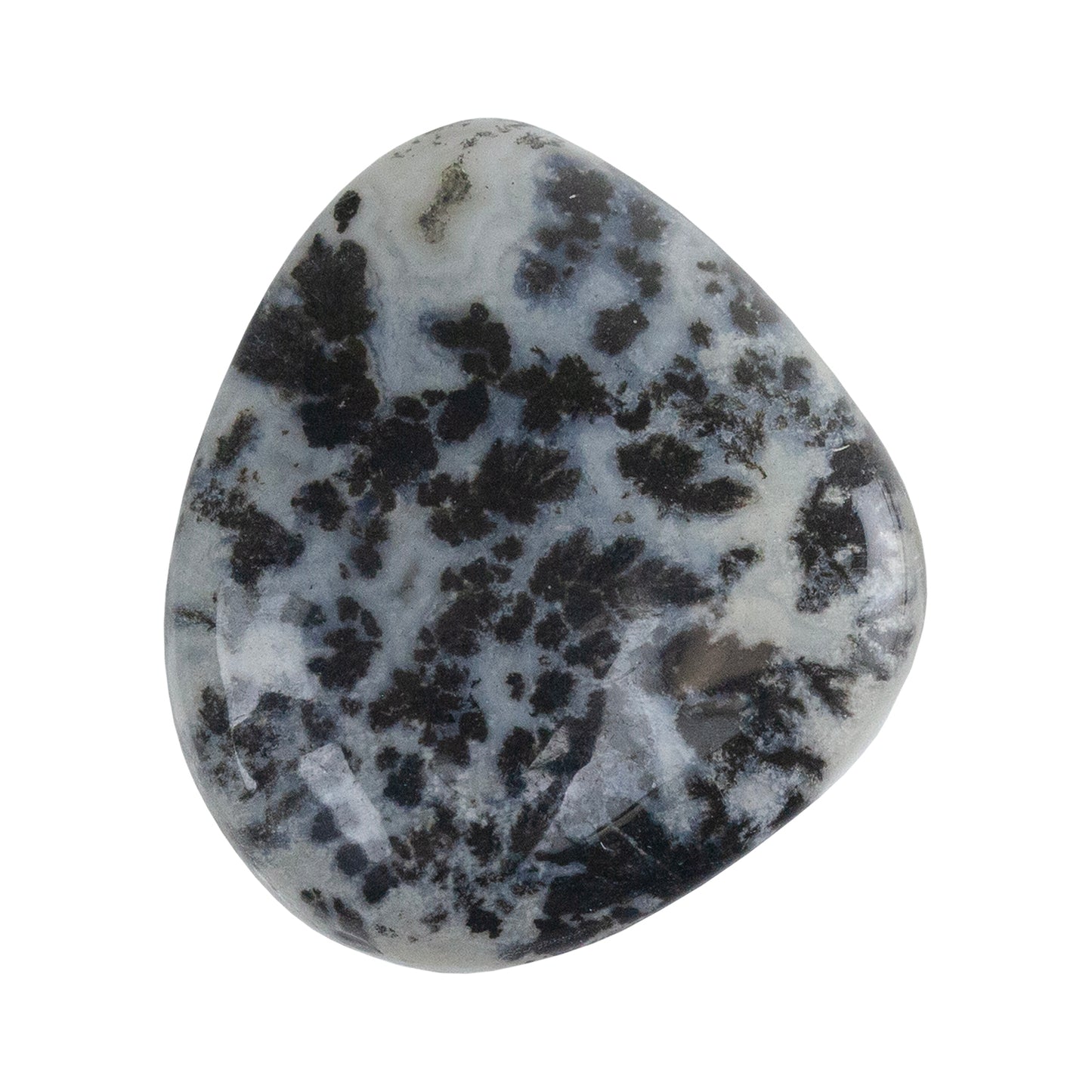 Dendritic Agate Gemstone - Freeform Cabochon 29mm x 26mm - Pkg/1