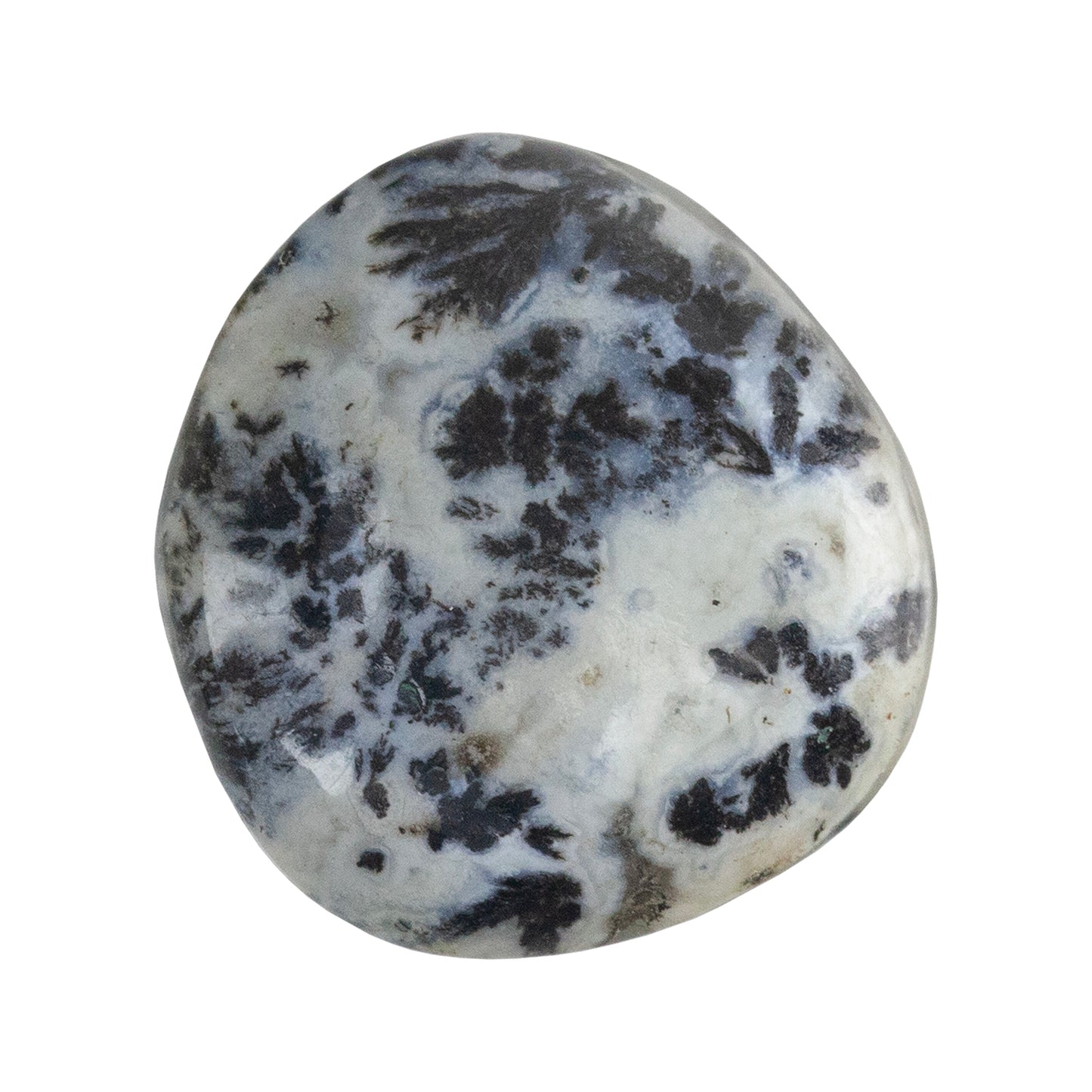 Dendritic Agate Gemstone - Freeform Cabochon 27mm x 26mm - Pkg/1