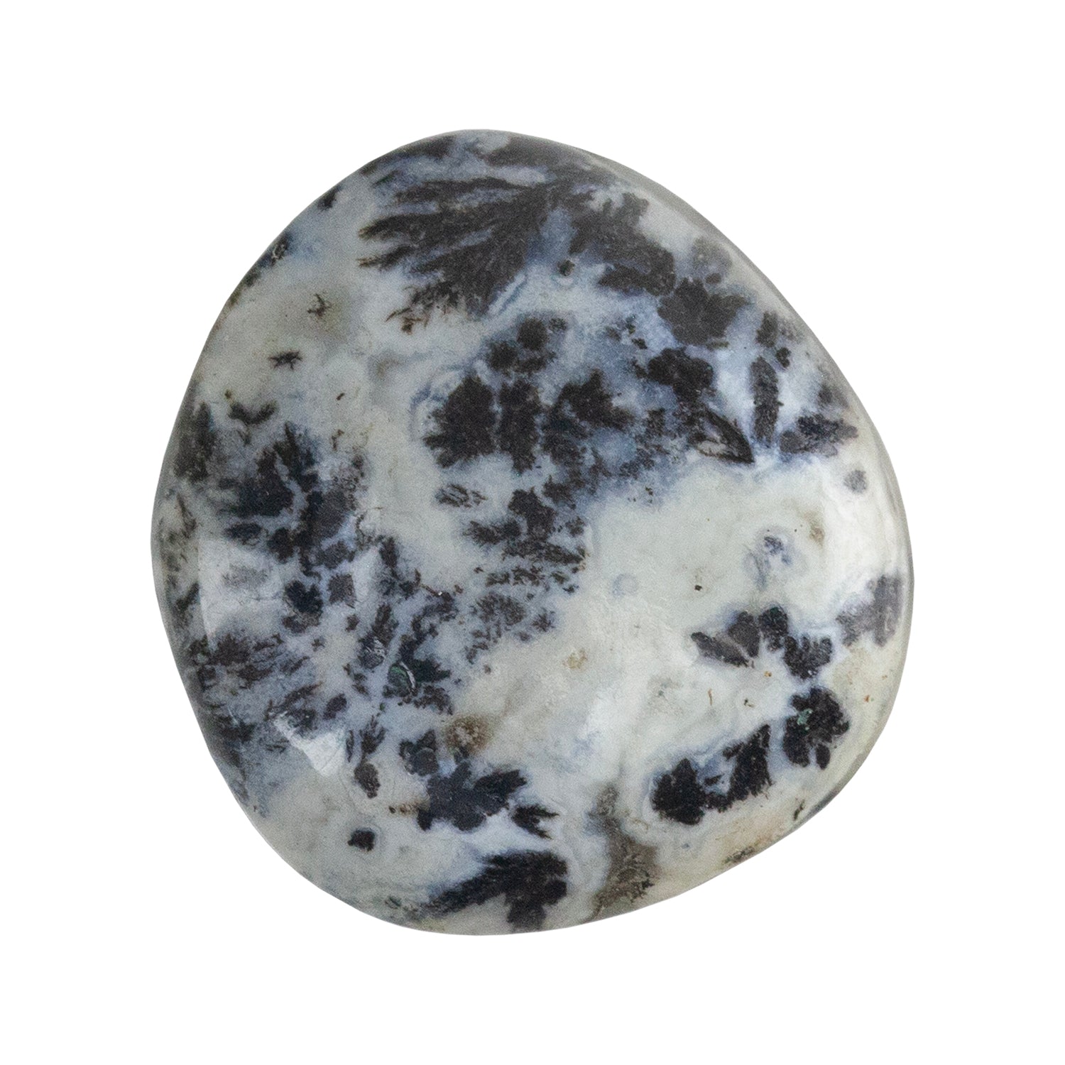Dendritic Agate Gemstone - Freeform Cabochon 27mm x 26mm - Pkg/1