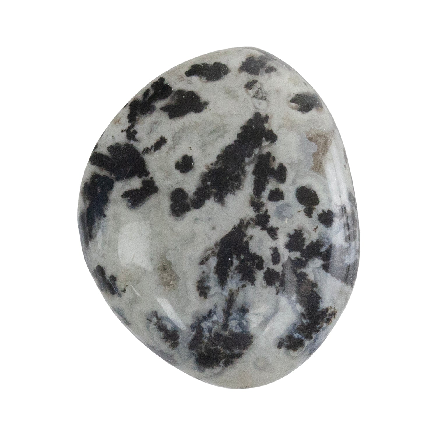 Dendritic Agate Gemstone - Freeform Cabochon 27mm x 22mm - Pkg/1 