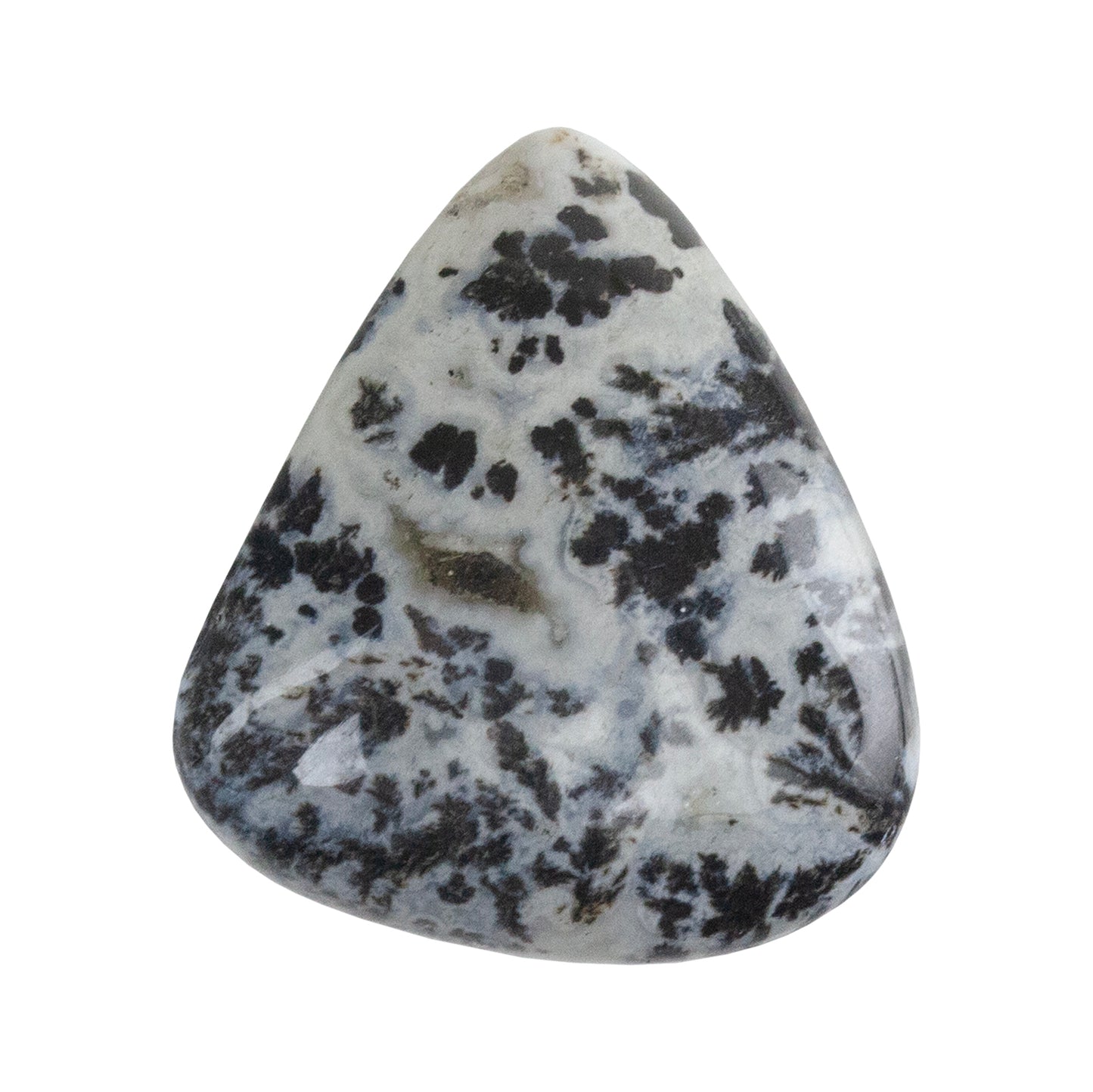 Dendritic Agate Gemstone - Freeform Cabochon 27mm x 24mm - Pkg/1