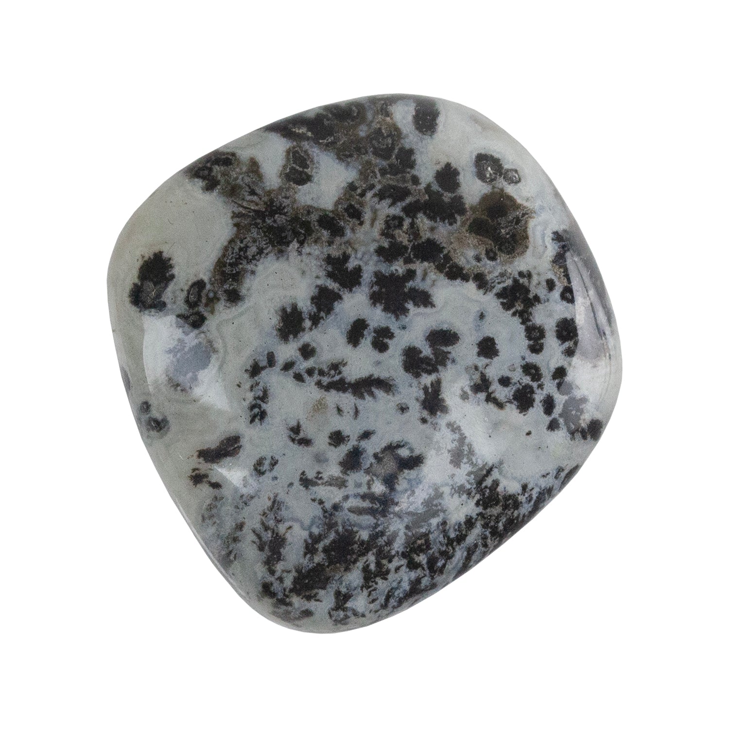 Dendritic Agate Gemstone - Freeform Cabochon 29mm x 27mm - Pkg/1