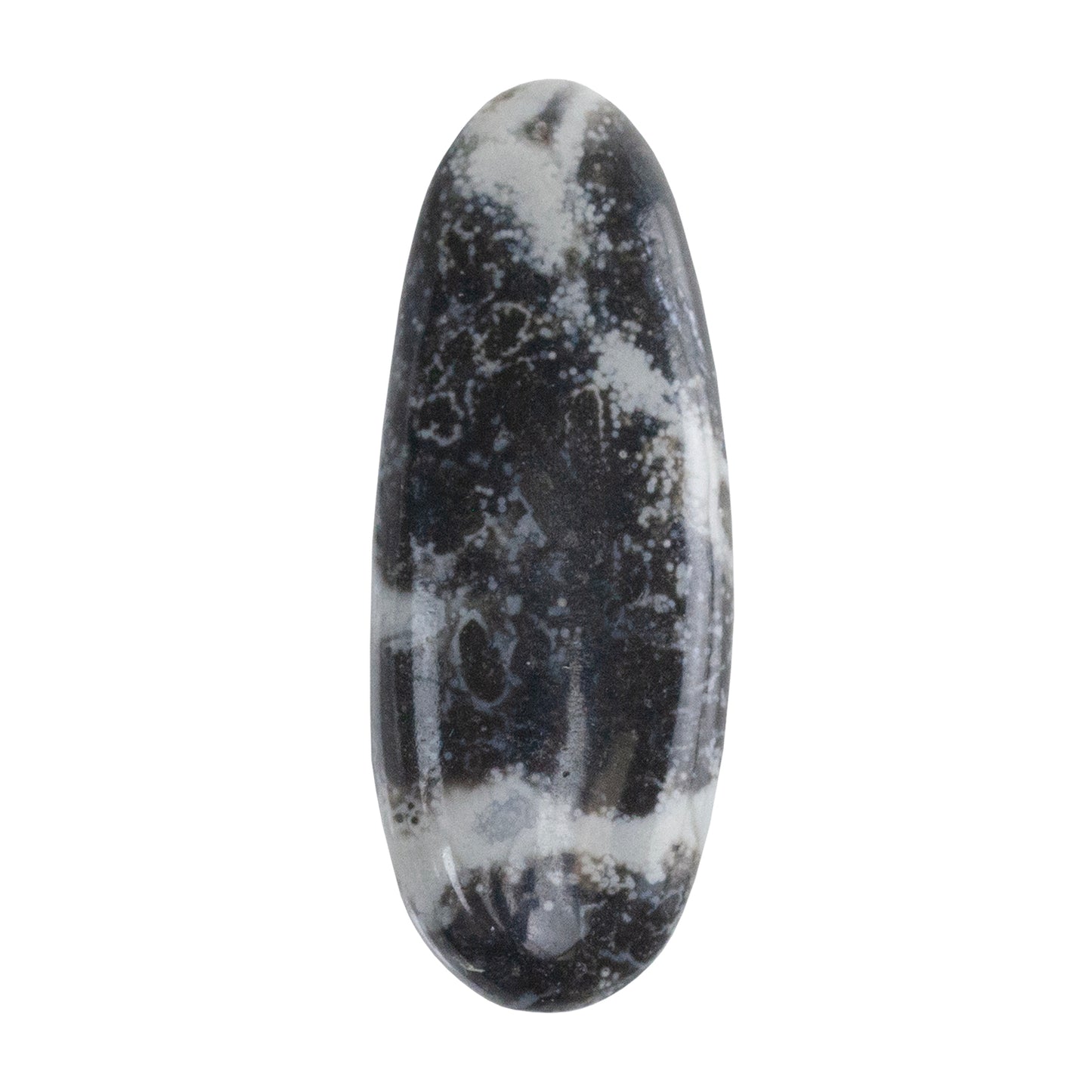 Dendritic Agate Gemstone - Freeform Cabochon 36mm x 14mm - Pkg/1