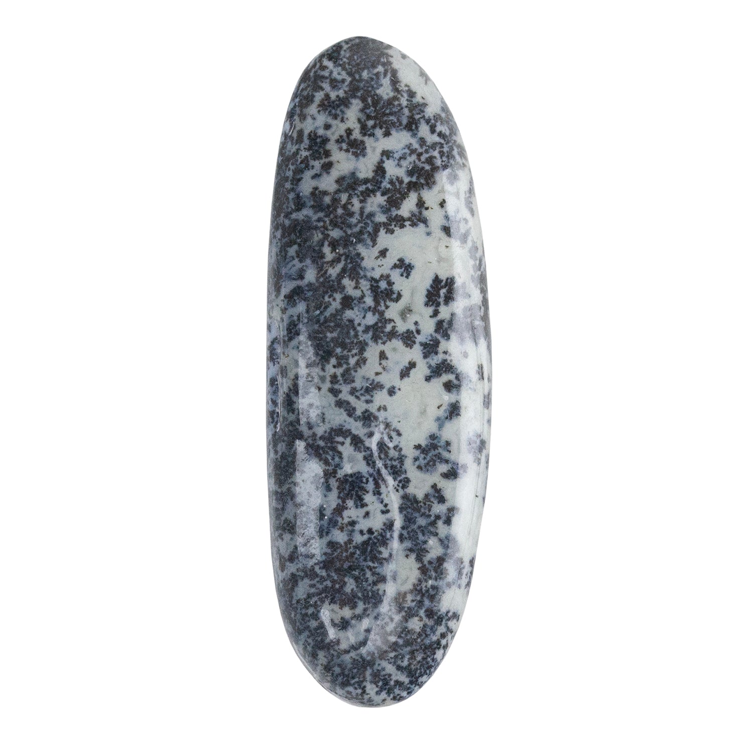Dendritic Agate Gemstone - Freeform Cabochon 40mm x 13mm - Pkg/1