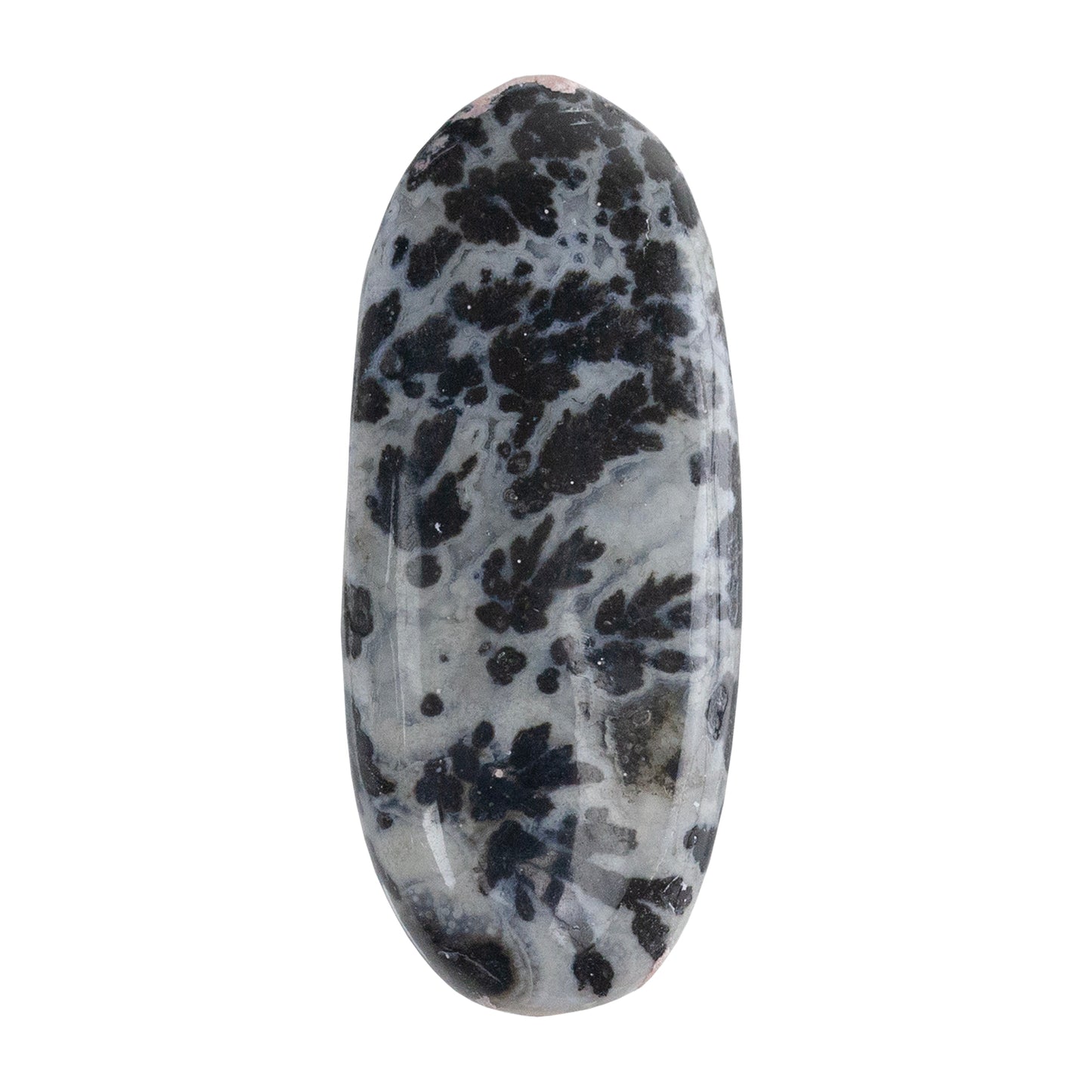 Dendritic Agate Gemstone - Freeform Cabochon 38mm x 16mm - Pkg/1
