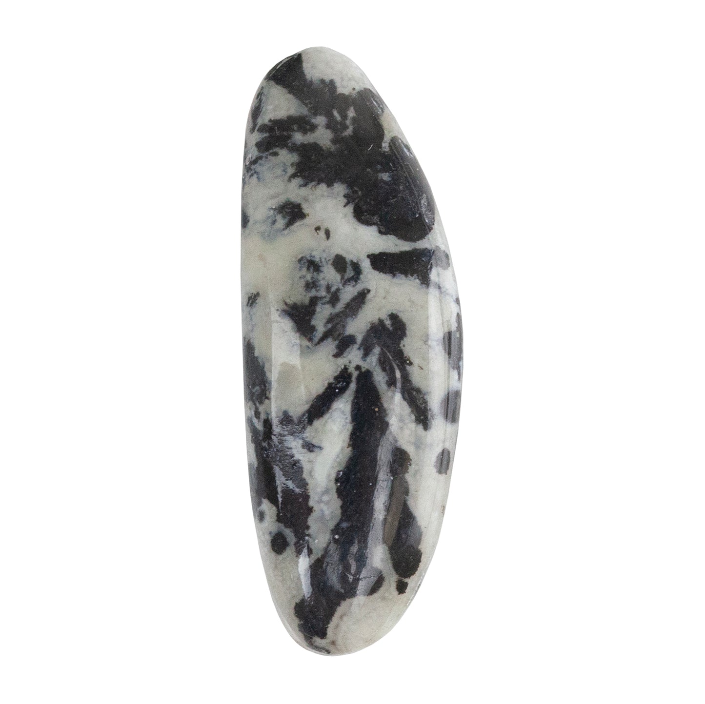 Dendritic Agate Gemstone - Freeform Cabochon 36mm x 13mm - Pkg/1
