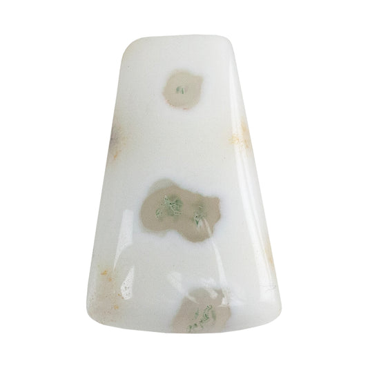 Moss Agate Gemstone - Freeform Cabochon 21mm x 13mm - Pkg/1