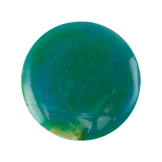 Peruvian Blue Opal Gemstone - Round Cabochon 14mm Pkg/1