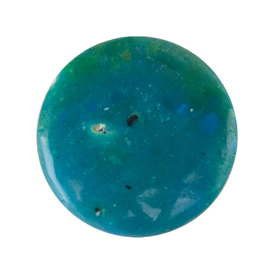 Peruvian Blue Opal Gemstone - Round Cabochon 14mm Pkg/1