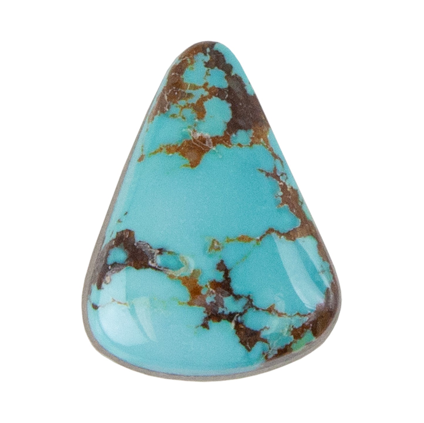 Royston Turquoise Gemstone - Freeform Cabochon 19mm x 15mm - Pkg/1