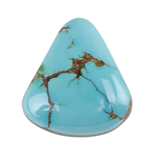 Royston Turquoise Gemstone - Freeform Cabochon 20mm x 19mm - Pkg/1