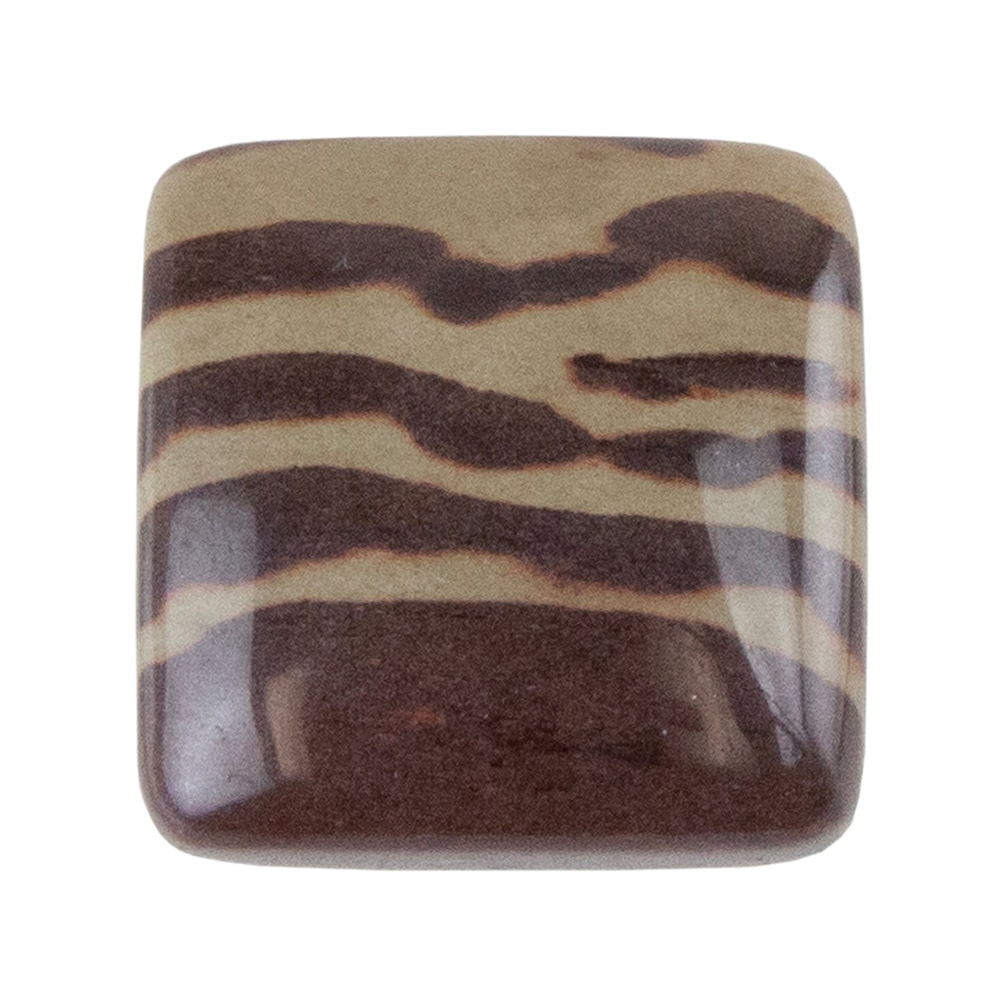 Zebra Stone - Cushion Cabochon 17mm - Pkg/1