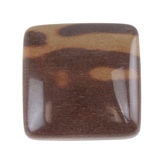 Zebra Stone - Cushion Cabochon 17mm - Pkg/1