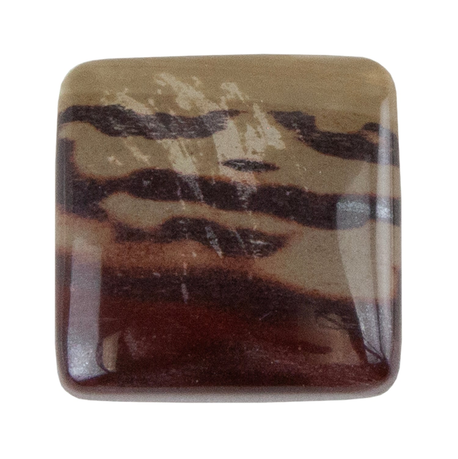 Zebra Stone - Cushion Cabochon 17mm - Pkg/1
