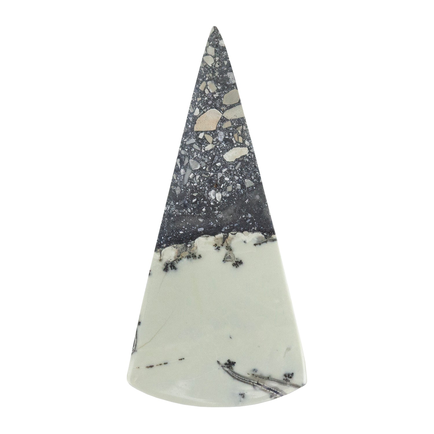 Brecciated Jasper Gemstone - Cabochon Freeform 35mm x 16mm Pkg/1