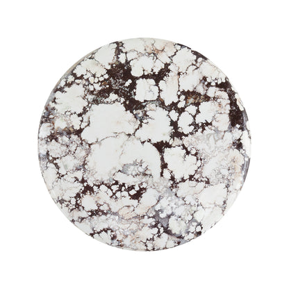 White Buffalo Gemstone - Round Cabochon 32mm Pkg/1